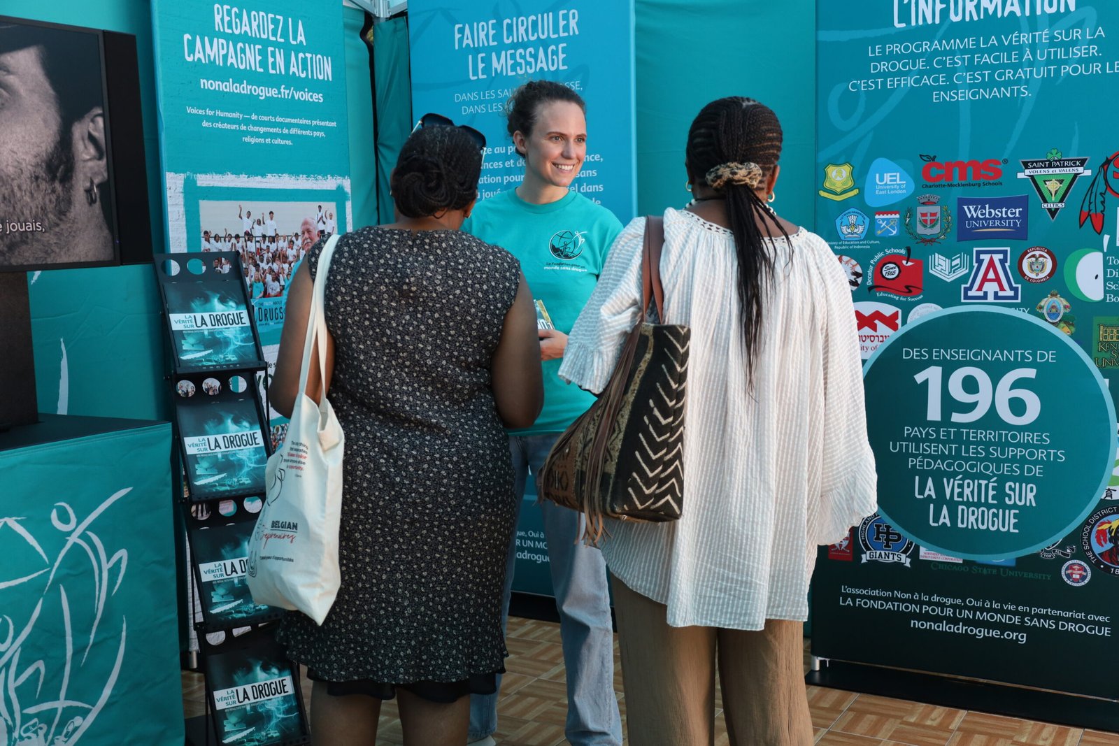 Pour un avenir sans drogue au Festival Afrodisiac à Bruxelles Pour un avenir sans drogue au Festival Afrodisiac à Bruxelles